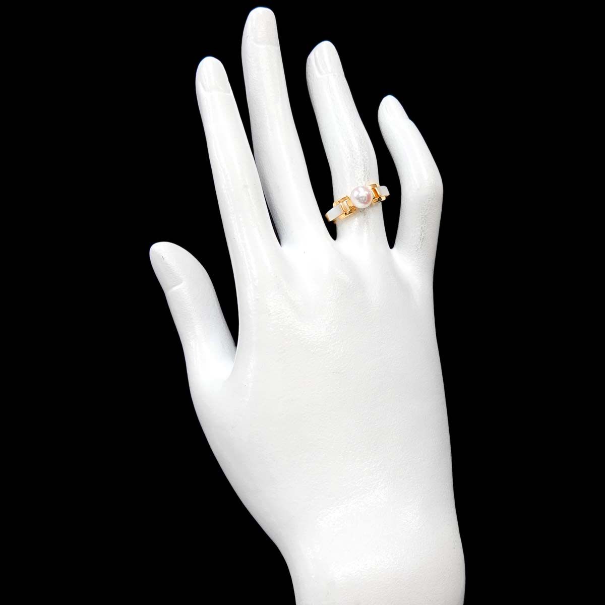 TASAKI パール 真珠 田崎 タサキ リング K18WG