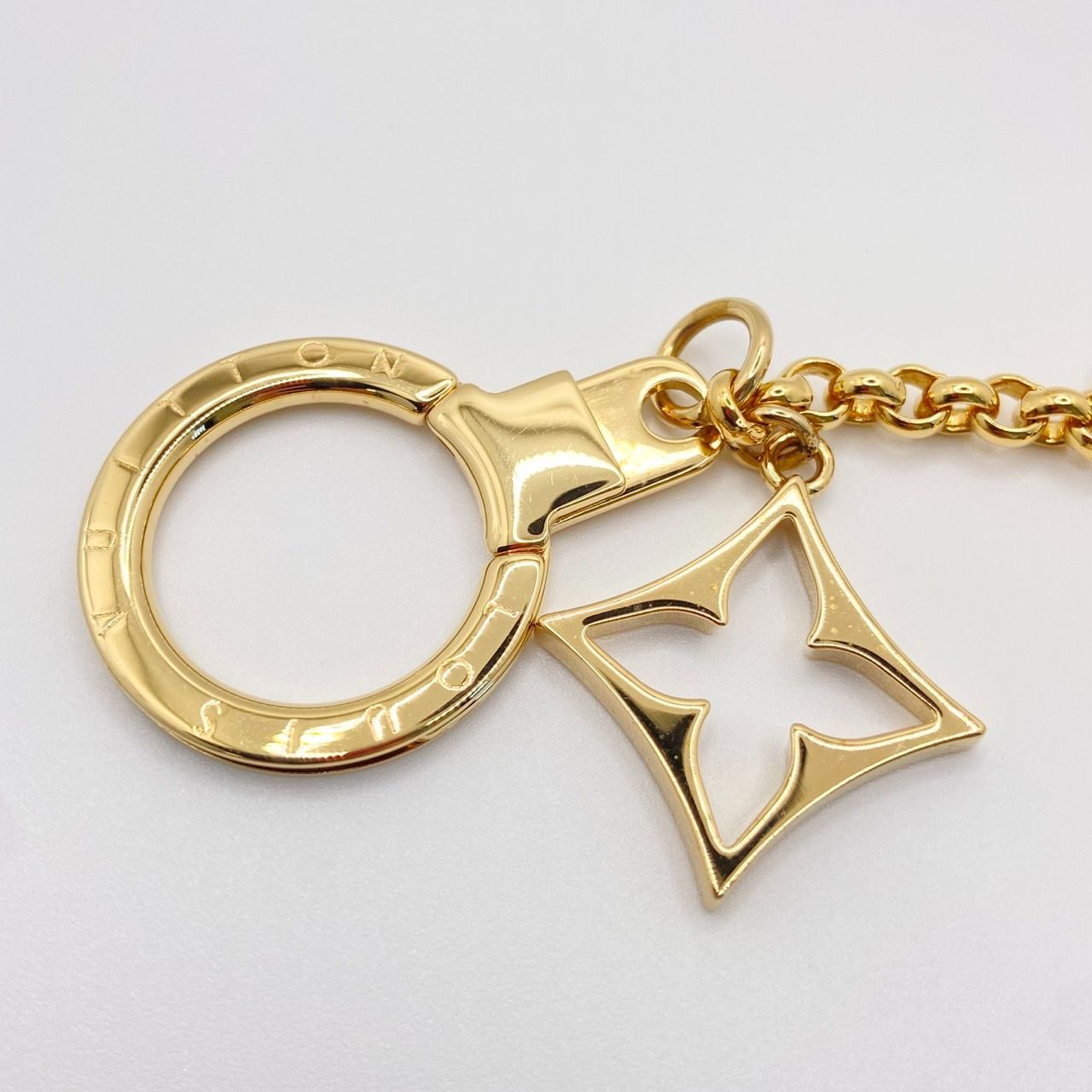 極美品 LOUIS VUITTON ルイヴィトン バッグチャーム チェーン