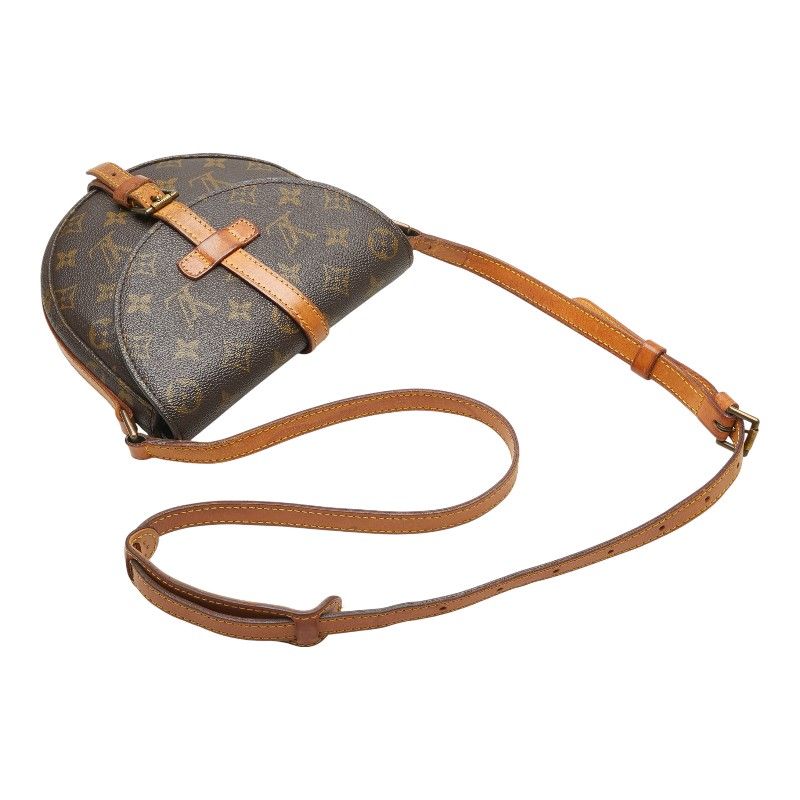 ブラウン PVC レザー レディース LOUIS VUITTON LOUIS VUITTON ルイ ヴィトン モノグラム ポシェットツインPM
