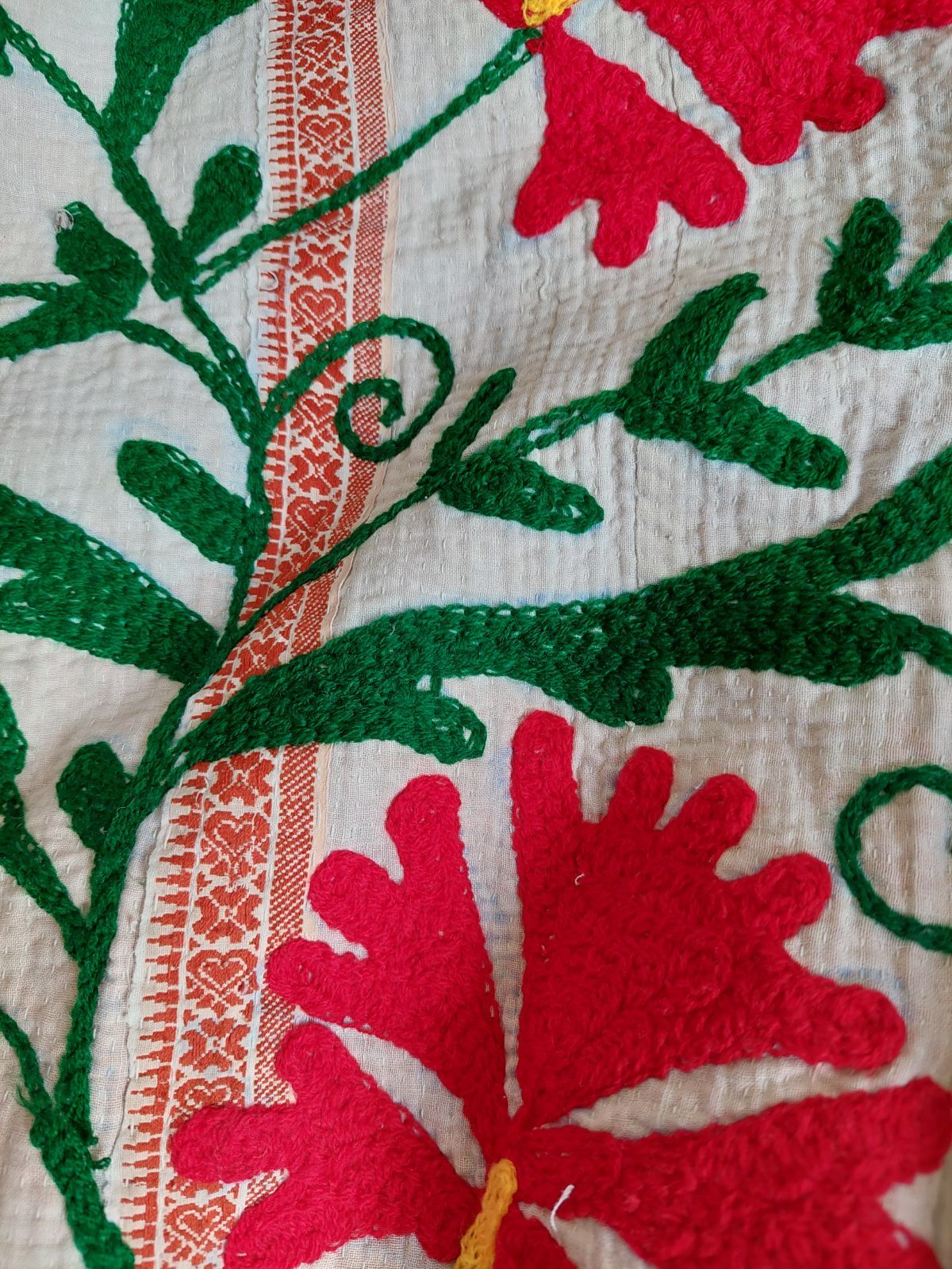 ヴィンテージカンタキルト【スザニ刺繍】 ヴィンテージカンタキルト【スザニ刺繍】