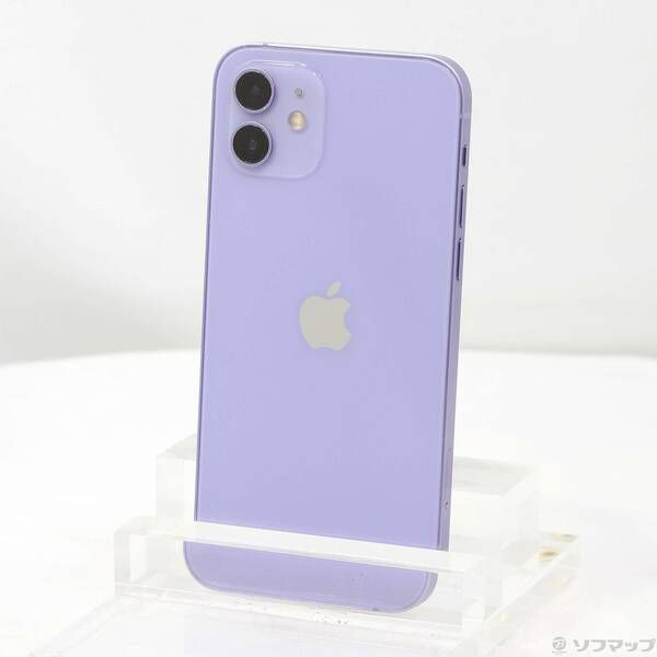 〔 〕iPhone12 64GB パープル MJNH3J A SIMフリー 〔ネットワーク利用制限▲〕 258