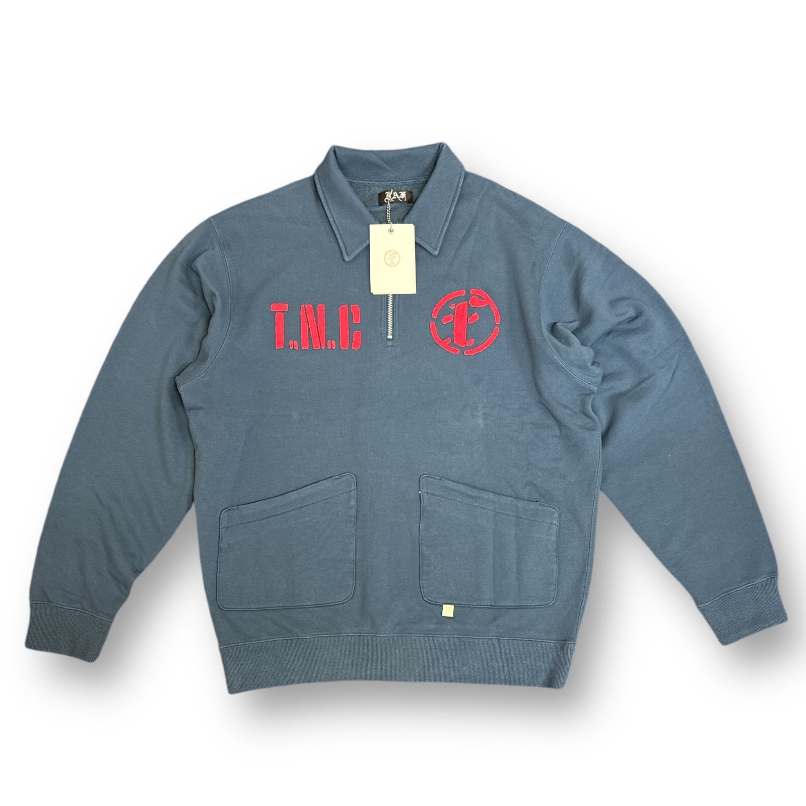 定価28600円 新品 FAF (Fake As Flowers) Half Zip Sweat Top ハーフ