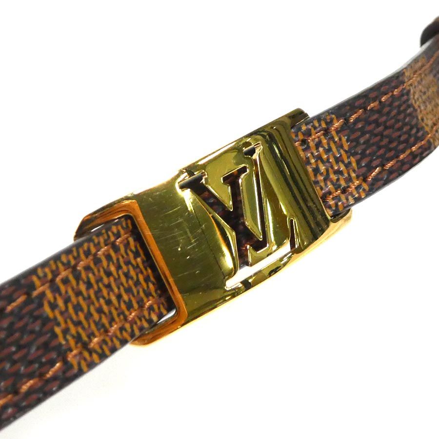 ルイ ヴィトン LOUIS VUITTON ブレスレット ダミエ ブラスレ サイン
