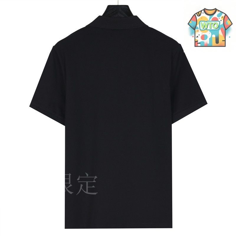 【人気モデル】バーバリー☆刺繍TBロゴ入り半袖ポロシャツ ブラック 入手困難 バーバリー BURBERRY LONDON 半袖ポロシャツノバチェック