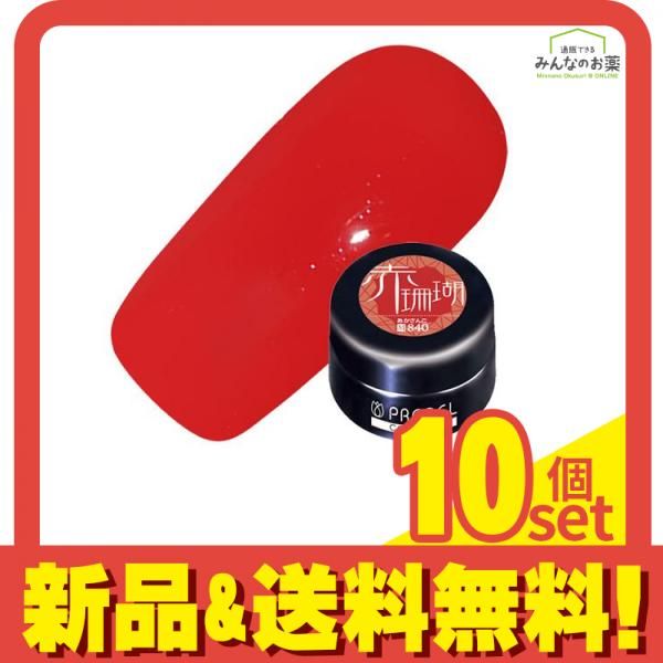 PREGEL(プリジェル) カラーEX  PG-CE840 赤珊瑚 3g 10個セット まとめ売り