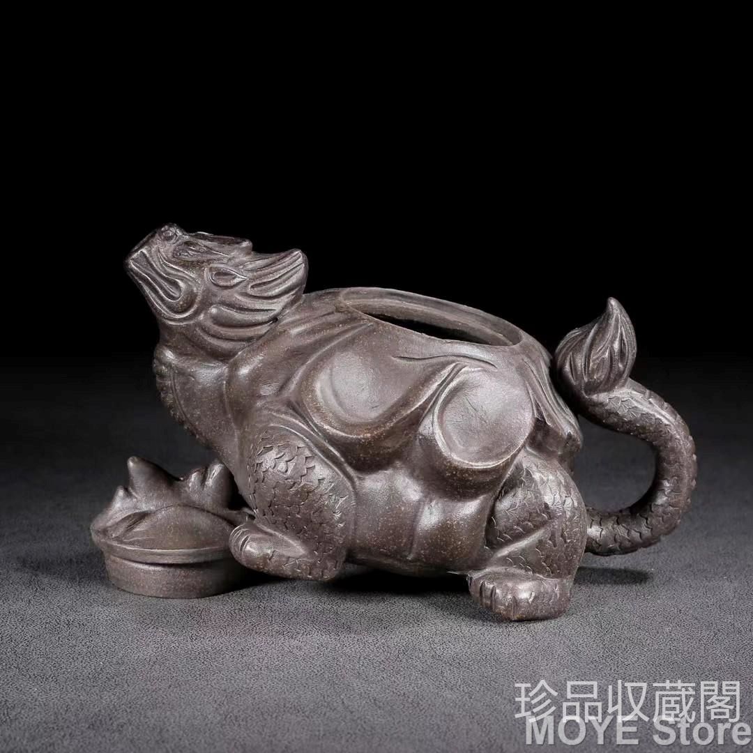 龍亀紫砂壺 底款