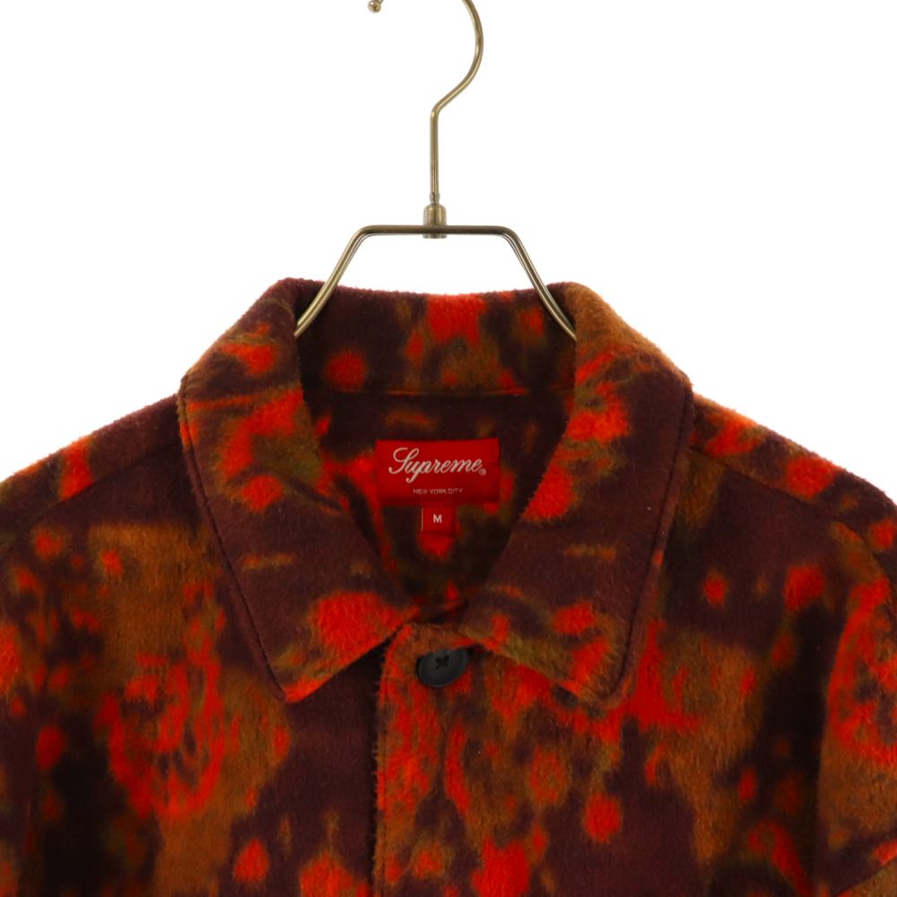 SUPREME (シュプリーム) 21AW Paisley Fleece Shirt ペイズリー