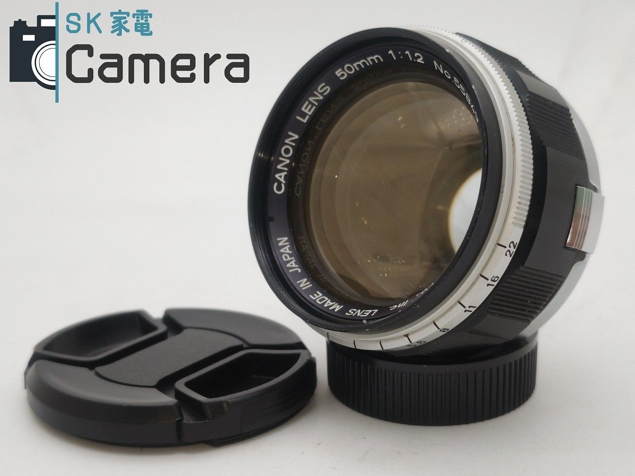 Canon LENS 50ｍｍ F1.2 L39 キャノン Lマウント 互換性キャップ付 - メルカリ