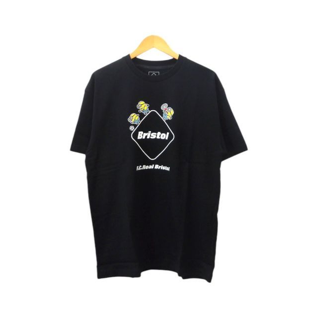 F.C.REAL BRISTOL 24ss MINIONS TEAM EMBLEM TEE BLACK サイズM