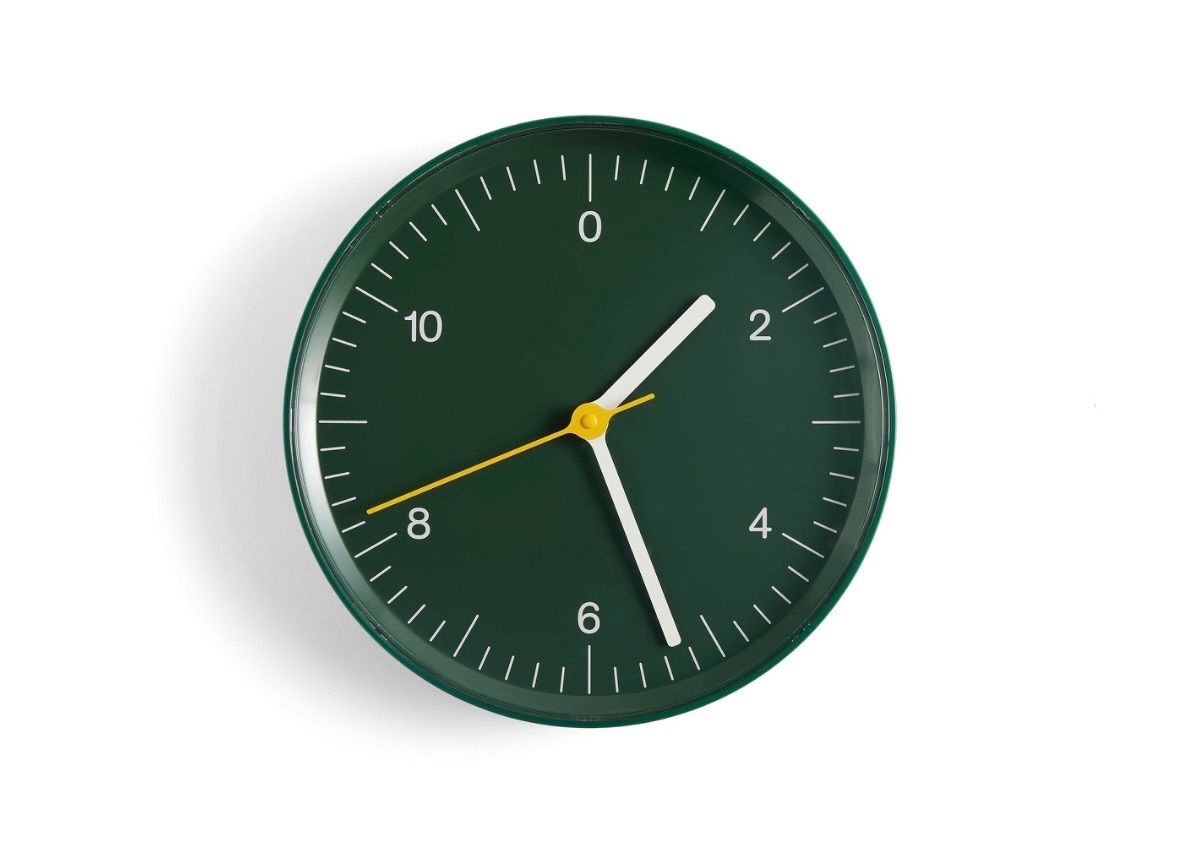 HAY WALL CLOCK Green
