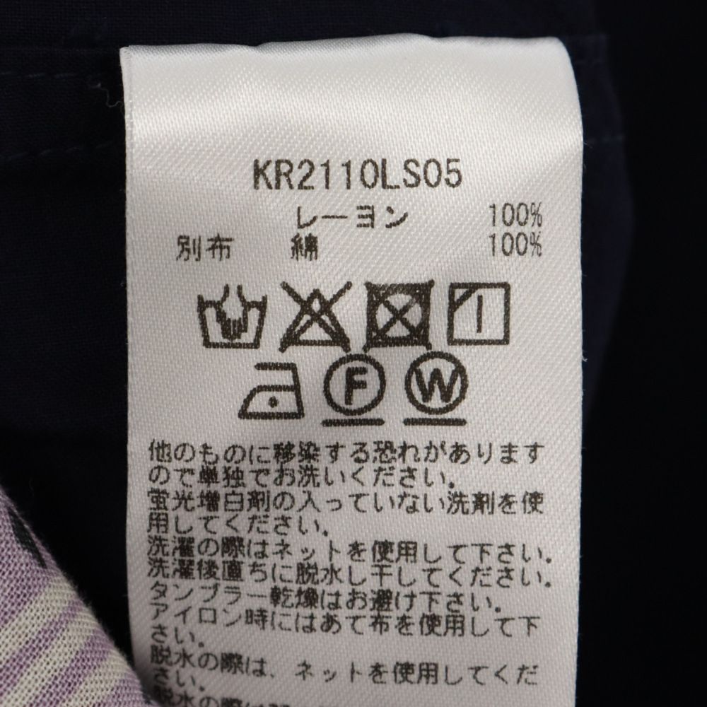 KAPITAL (キャピタル) パッチワークバンダナ切替 ノーカラー KAPITAL (キャピタル) パッチワークバンダナ切替 ノーカラー