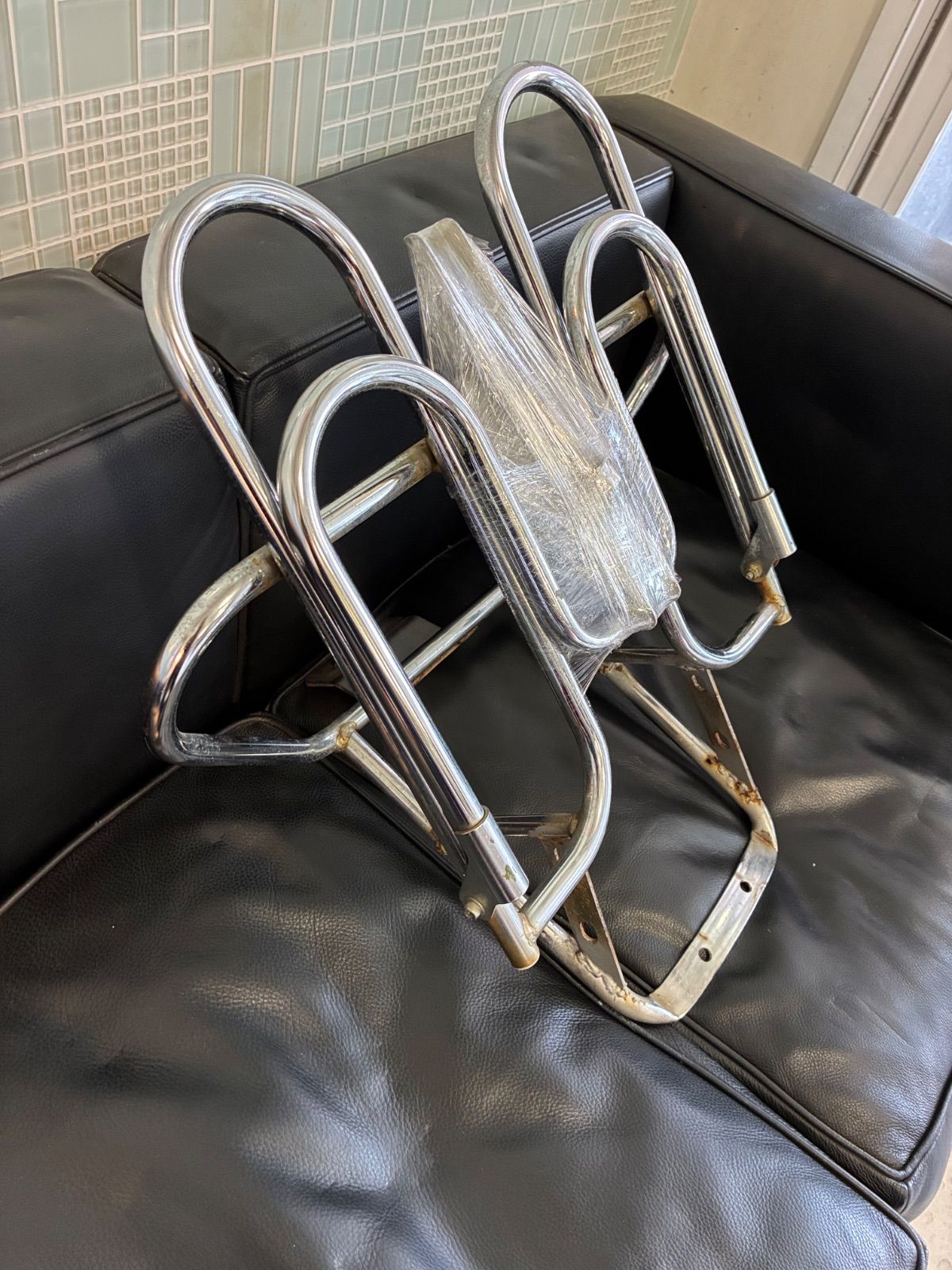 ベスパM型タイヤ付リアキャリアS用