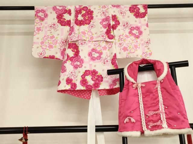 平和屋着物[]松田聖子 七五三 女の子 3歳 祝着 三つ身 被布
