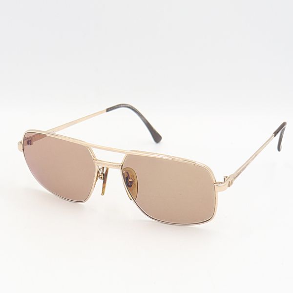 良品 ダンヒル 6068 55ロ16 135 ゴールド サングラス OGH 2000000 NSK