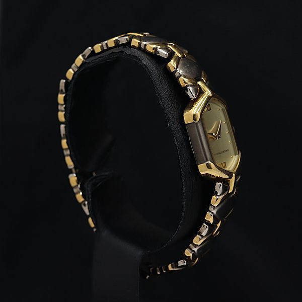 稼働 マリオバレンチノ QZ シャンパンゴールド文字盤 MV-670