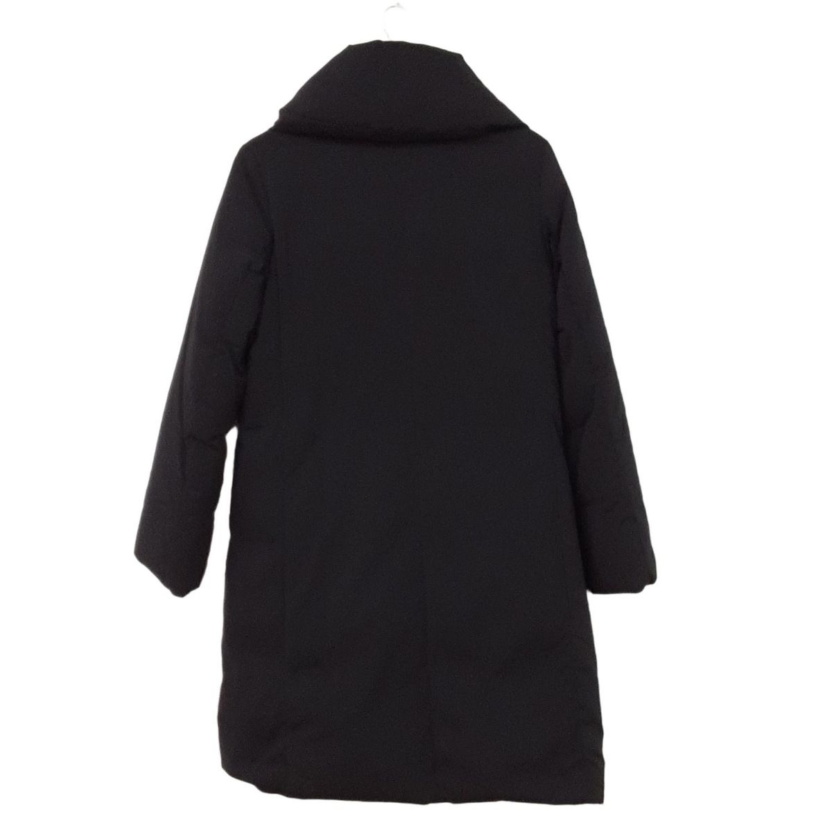 M-premierBLACK コート ウールリバーポケットノーカラーロングコート: M-premierBLACK公式通販