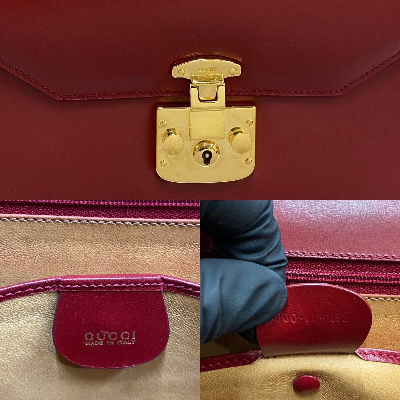 極 美品 鍵付 GUCCI グッチ オールドグッチ ヴィンテージ レディロック