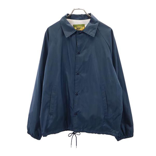 GOLDEN BRM 90s オールド USA製 コーチ ナイロン100％ ジャケット L ネイビー  メンズ 【中古】  【231022】