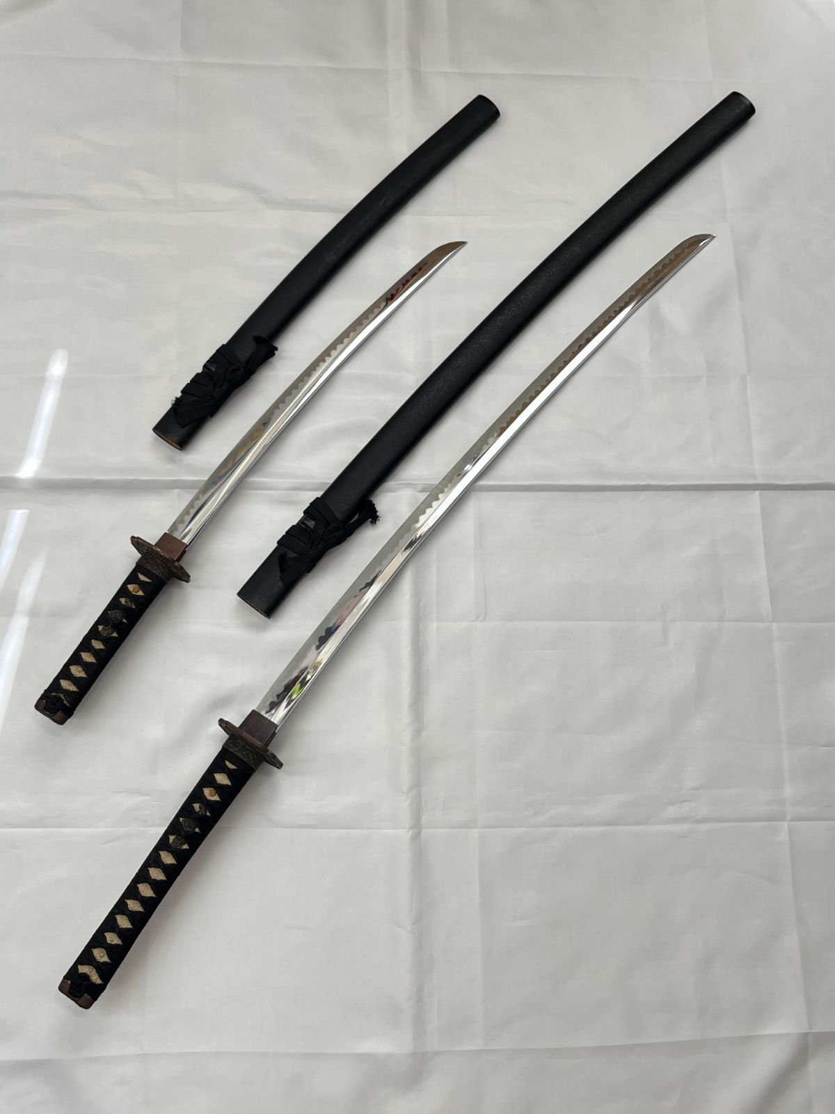 模造刀　模擬刀　日本刀　2振りセット　古兵器 武具　大刀　小刀　かたな　剣 模造刀 模擬刀 日本刀 2振りセット 古兵器 武具 大刀 小刀 かたな 剣