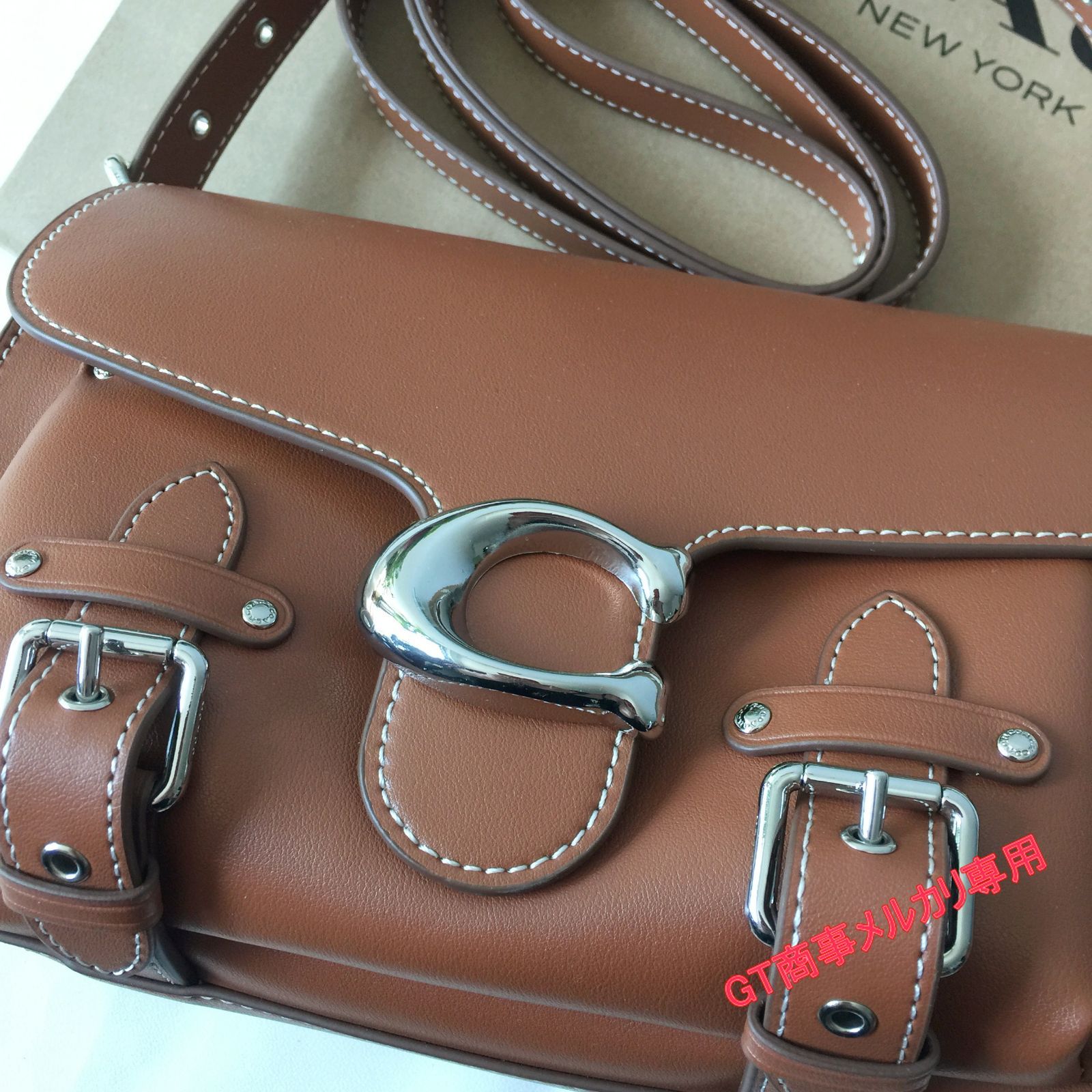コーチアウトレット】COACHバッグ CT721 ライトブラウン カーゴタビー 
