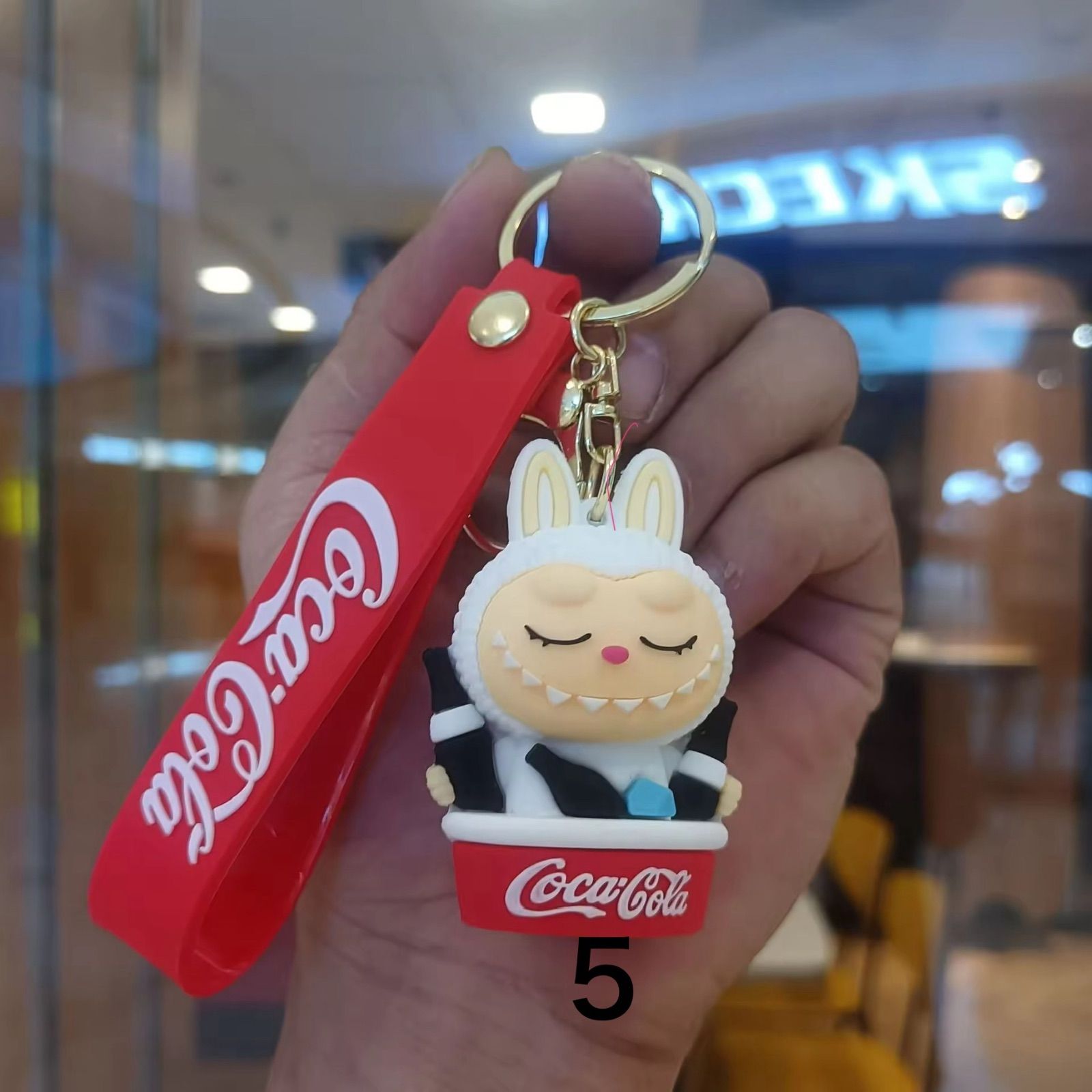 Labubu ラブブ コカコーラ 春夏秋冬 ラバーキーホルダー - メルカリ