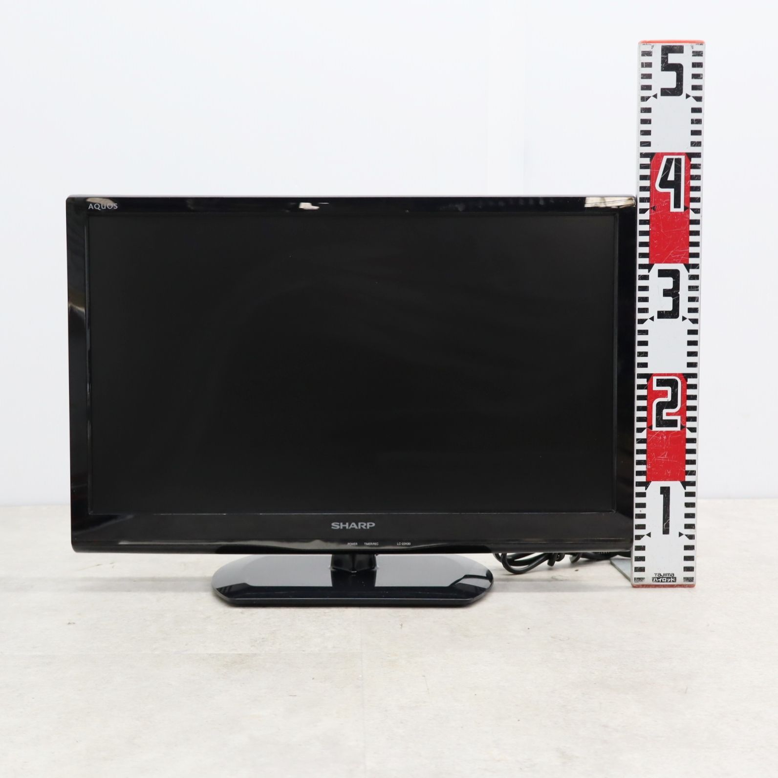 ▽22インチ ｜22V型 液晶テレビ リモコン付き｜SHARP AQUOS シャープ 