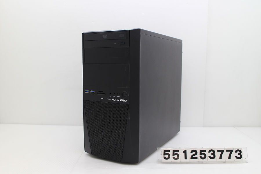 Diginnos GALLERIA Core i5 9400F 2.9GHz/16GB/500GB(SSD)/DVD/Win11/NVIDIA GeForce GTX1660 6GB 【551253773】