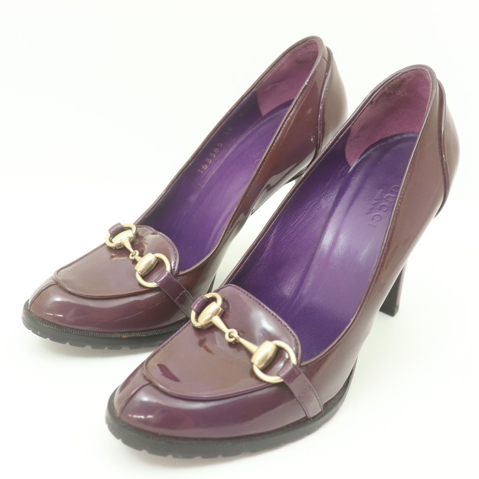 GUCCI パープル パンプス GUCCI パープル パンプス