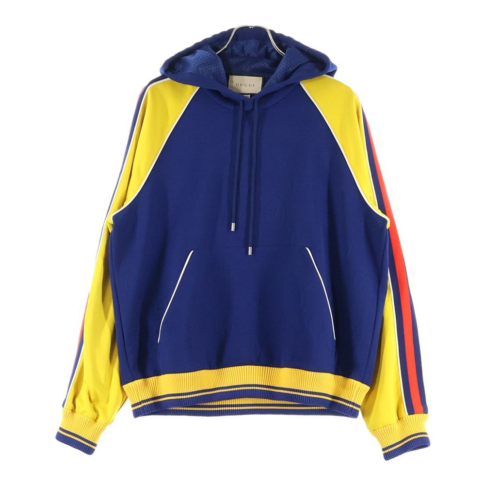 GUCCI (グッチ) GG Jacquard Jersey Hooded Sweatshirt 676100 XJDVW  