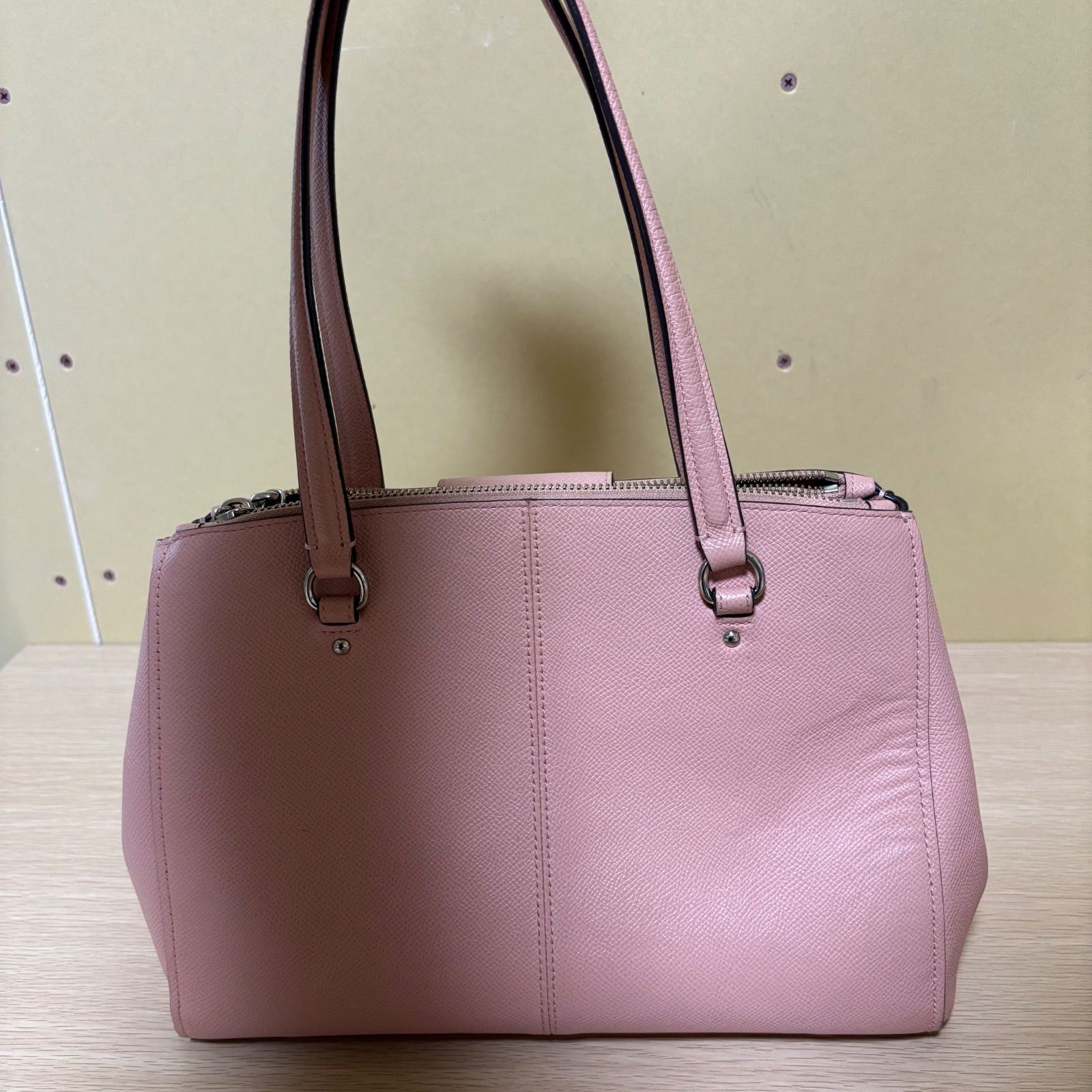 新品】COACH トートバッグ ショルダーバッグ ピンク/ホワイト 2way