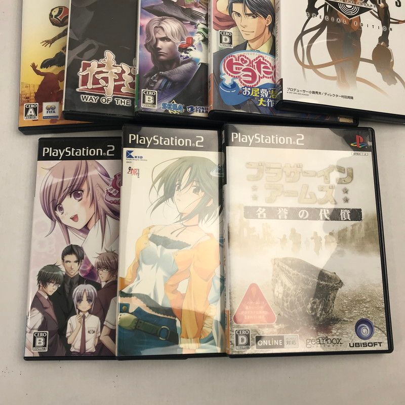 中古品】 PlayStation2 PS2 ソフト まとめ るろうに剣心 BLEACH さくら