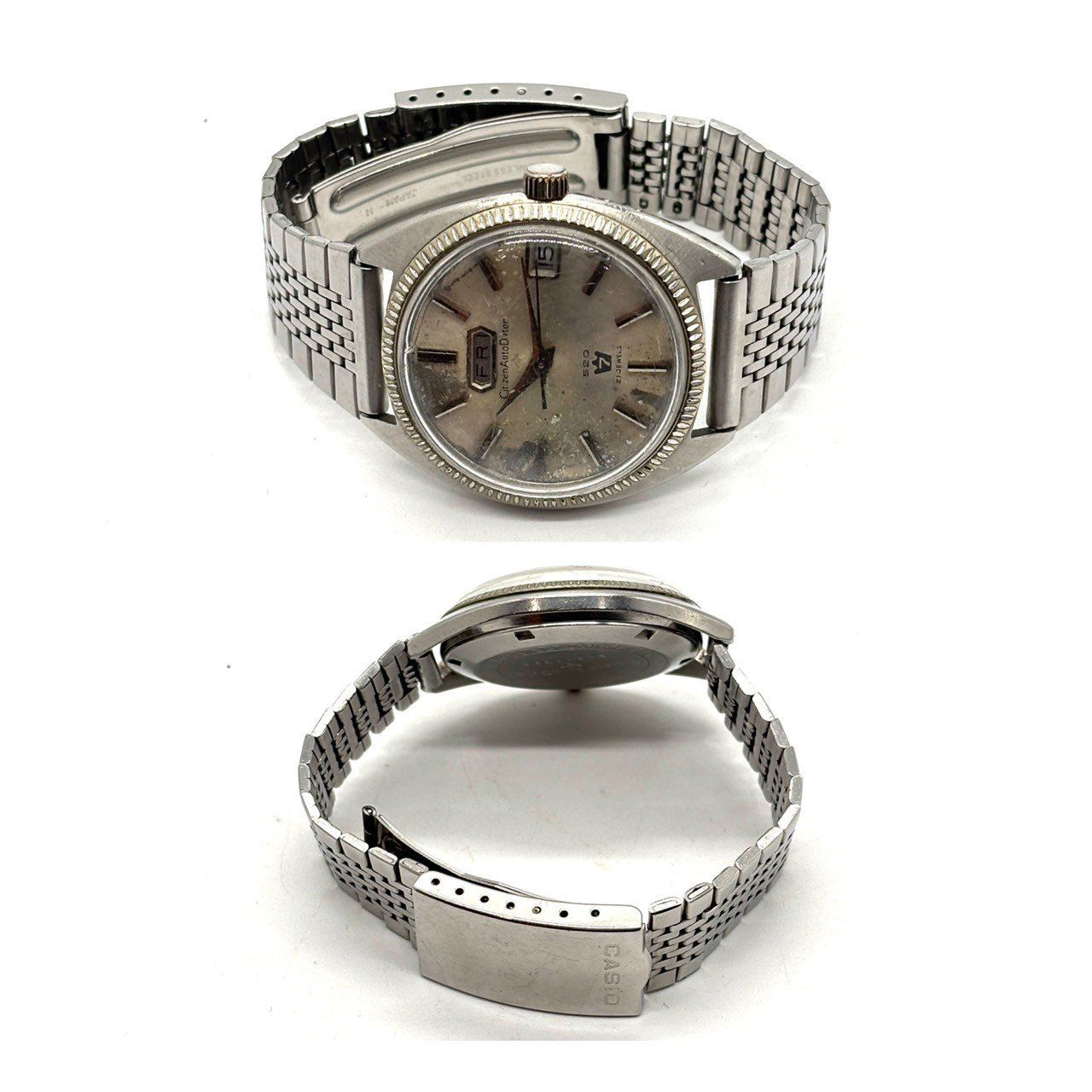 腕時計 CITIZEN シチズン 自動巻 21石 Cal.6501 デイデイト 腕時計 CITIZEN シチズン 自動巻 21石 Cal.6501 デイデイト