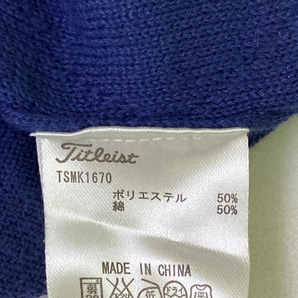 サイズ：M TITLEIST タイトリスト Vネック ニットセーター