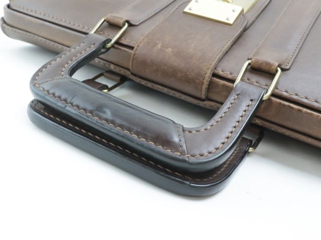 2501-104 コーチ オールド 5420 ダレスバッグ COACH レザー製 ブラウン