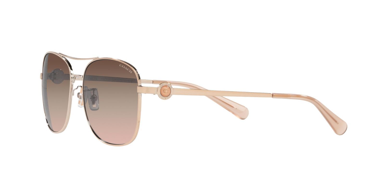 新着商品 GOLD ROSE SHINY レディース 56 HC7127 サングラス コーチ