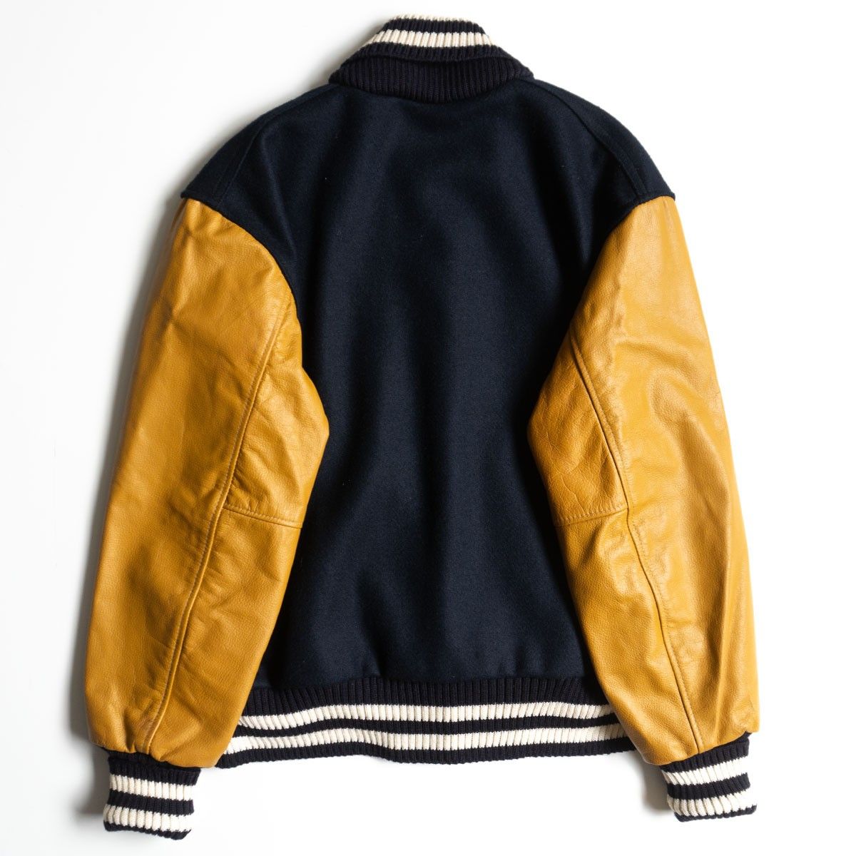 美品】SKOOKUM【メルトン×レザー スタジャン】38 スクーカム