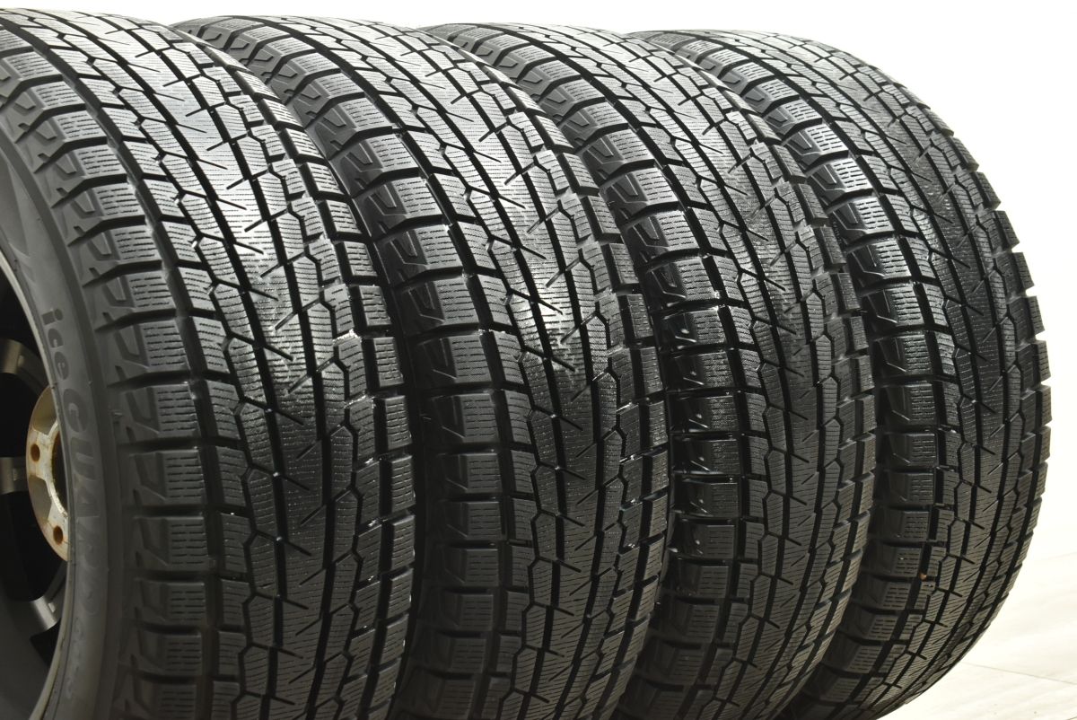 最先端の バリ溝 ユーロバーン 18in 7.5J 48 PCD130 ヨコハマ アイスガード G075 265|60R18 ベンツ W463 Gクラス スタッドレス