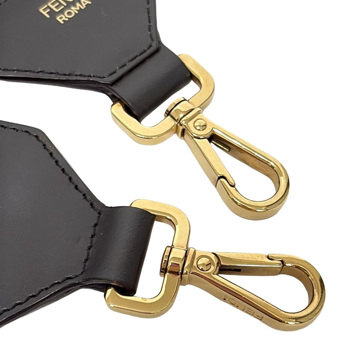 FENDI フェンディ ショルダーストラップ FENDI(フェンディ) ショルダーストラップ - グレー×ライトグレー