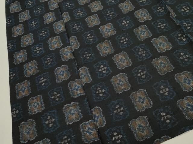 平和屋着物▽上質な紬 単衣 吉祥文 正絹 逸品 未使用 CAAW4874dy