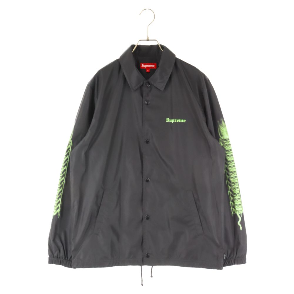 14aw Supreme × HR giger coach jacket Supreme H.R. Giger Embroidered Work Jacket Black Men's