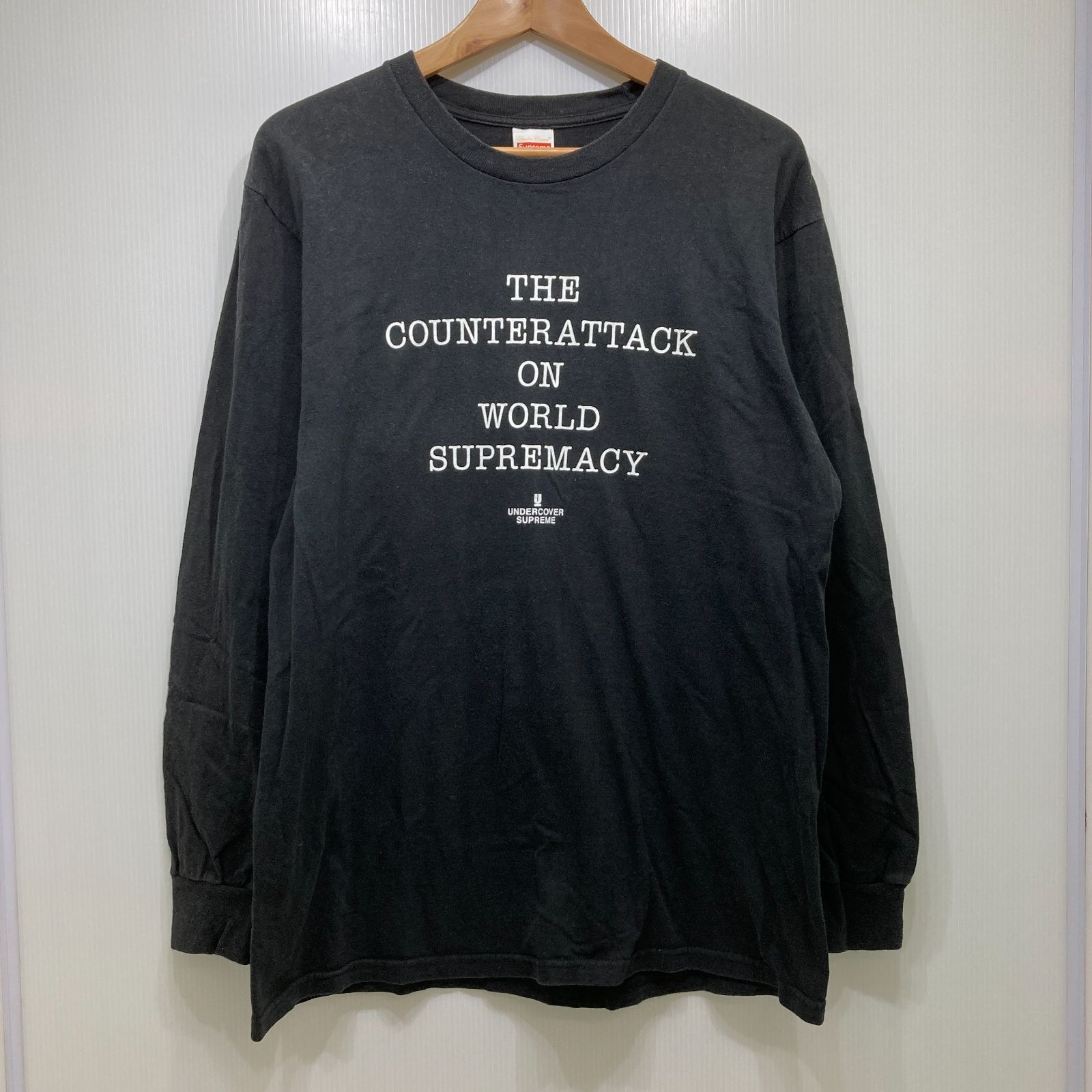 UNDERCOVER 18ss Supreme UNDERCOVER ロンT black L 黒 18ss ロング