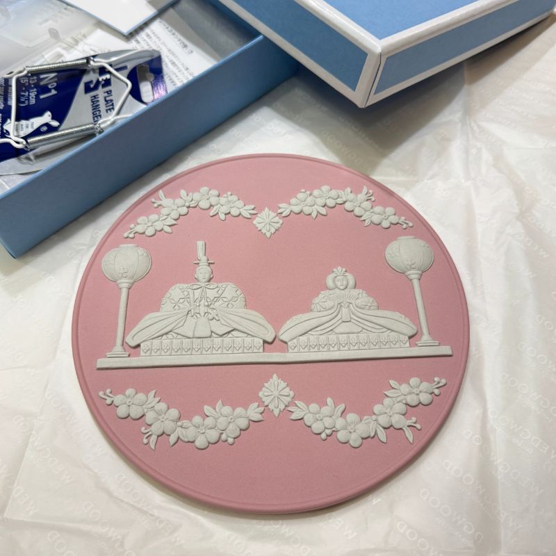WEDGWOOD ジャスパー 雛ドール プレート ひな祭り 雛祭り お雛様 3月3