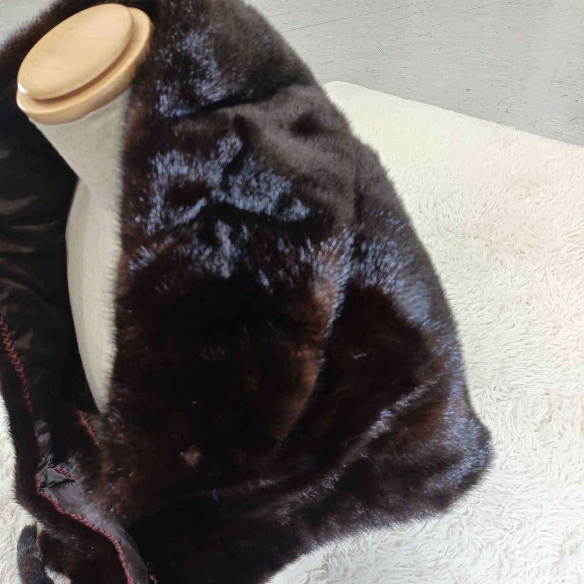 大判ショール ミンクファー ショール リアルファー 本毛皮 マフラー ストール ティペット 襟巻 パーティー フォーマル