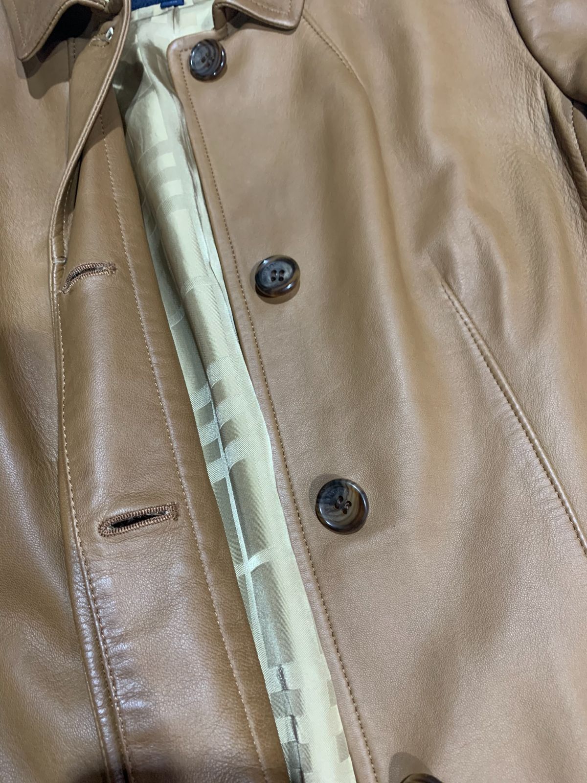 BURBERRY バーバリー 羊革 ジャケット サイズ40 - メルカリ