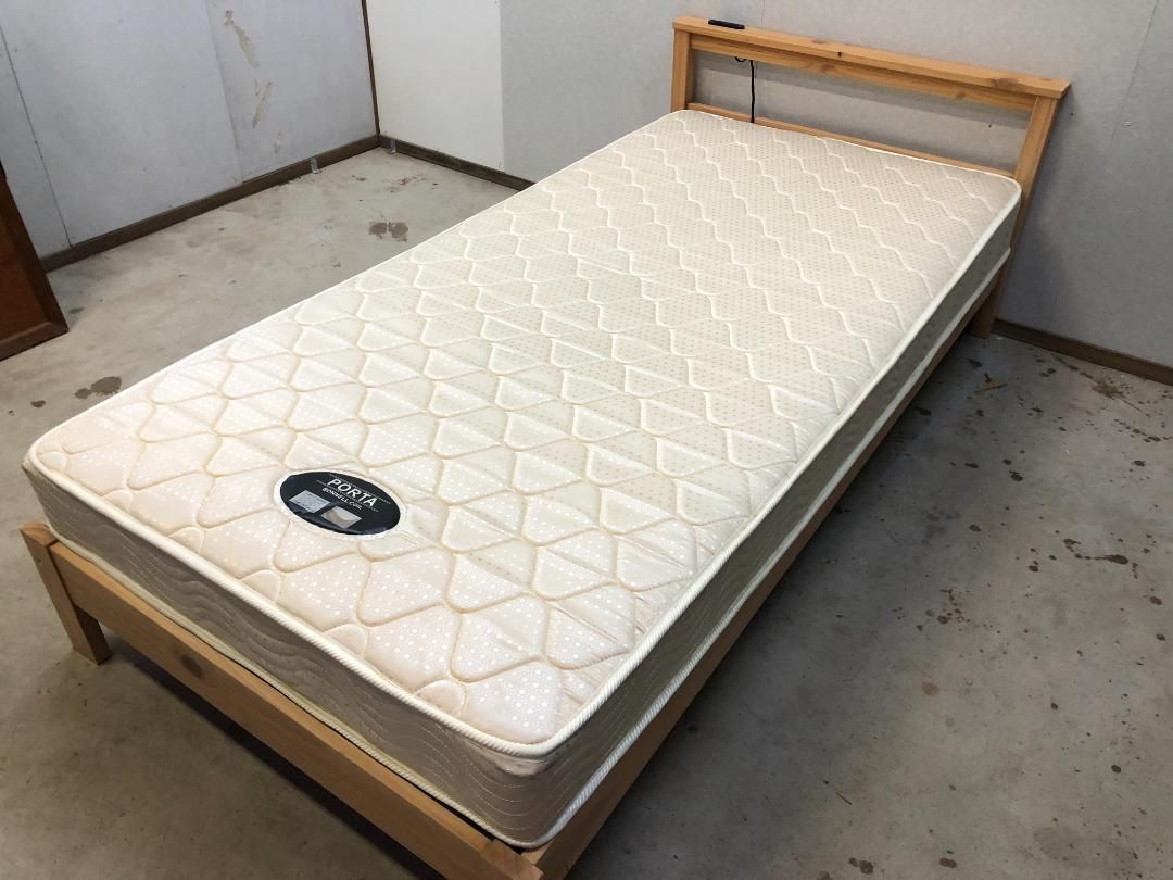 ニトリ　シングル 2つ折りすのこベッド2個セット Amazon｜ニトリ 2つ折り 桐すのこ ベッド シングルサイズ NITORI