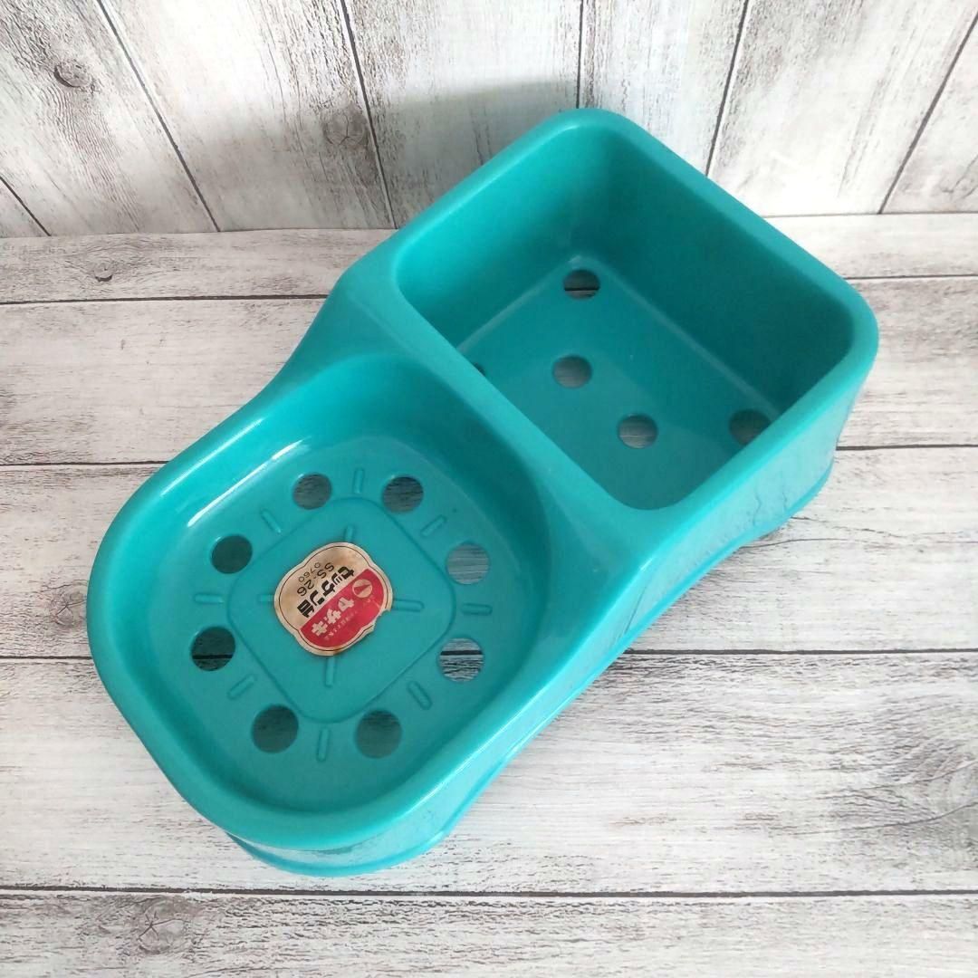 石鹸 シャンプー置き 風呂場 昭和レトロ 未使用 新品 レトロブルー