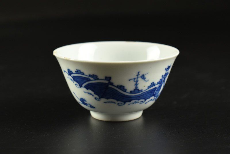 蔵A2416】中国古美術 染付 煎茶碗 大明成化年制 十一客 - メルカリ