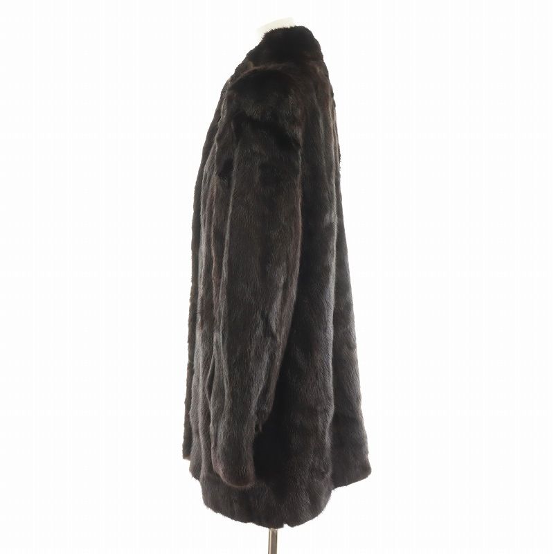 フラッシュ ファー FLUSH FUR ファーコート 毛皮コート ミドル丈