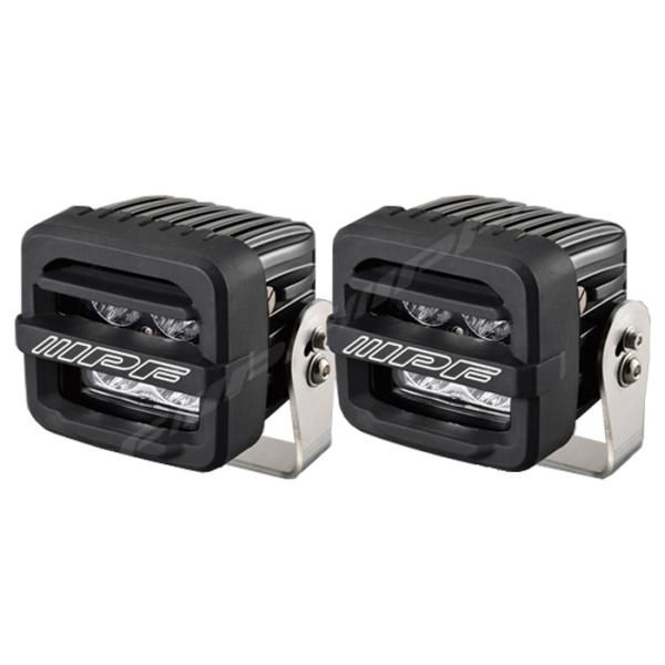 フォグランプ 2インチ LED ドライビングフォグランプ S-632 角フォグ 防水 防塵 2200lm 13700cd 10V～32V車対応 IPF S-632 E1E1