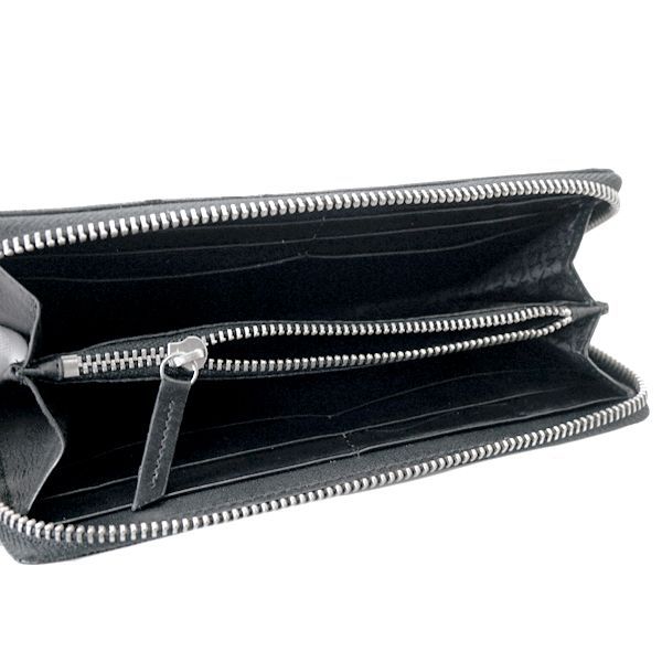 カルバンクライン ラウンドファスナー長財布 CK レザー 本革 ブラック 箱付 カルバン クライン Calvin Klein 長財布 ラウンドファスナー